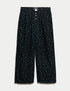 Pure Cotton Floral Wide Leg Pyjama Bottoms