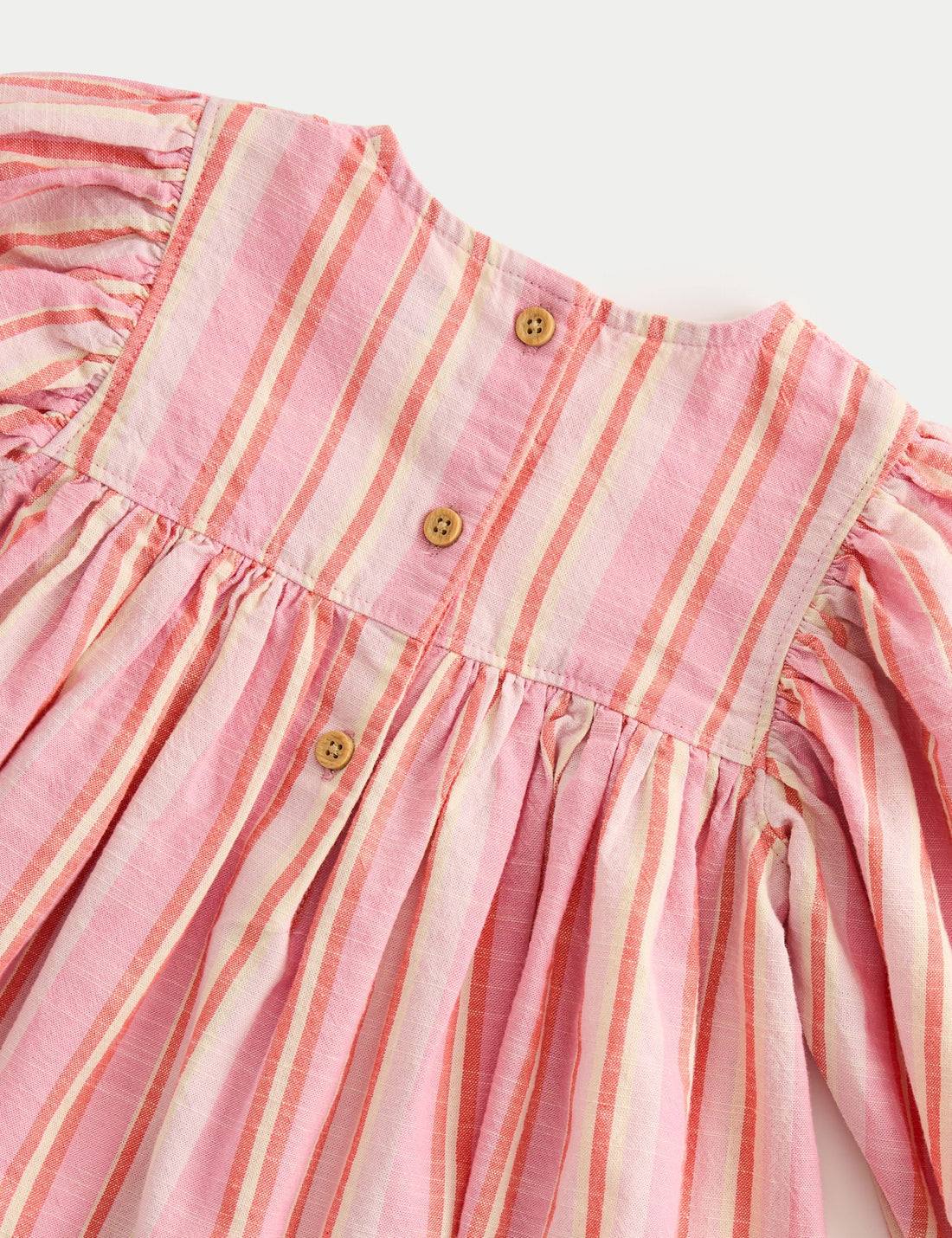 Pure Cotton Striped Top &amp;amp; Bottom Outfit (0-5 Yrs) - PINK / 12-18 Months