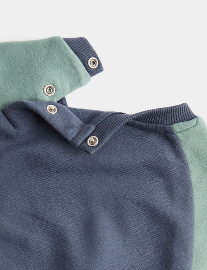 2 Piece Colour Block Sweat Outfit (0-5 Yrs)