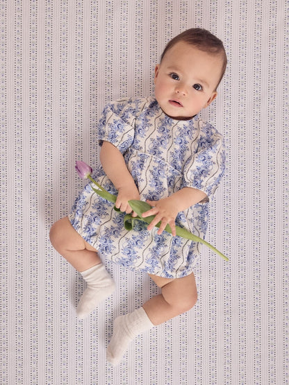 Blue Cath Kidston Baby Romper - Size 50cm (First Size)