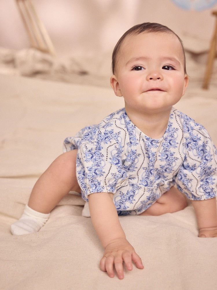 Blue Cath Kidston Baby Romper
