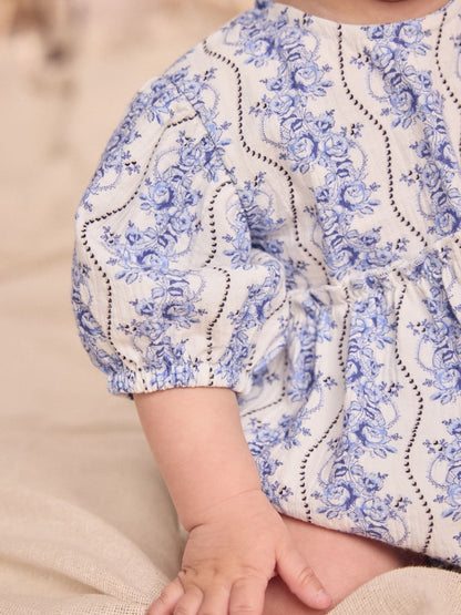 Blue Cath Kidston Baby Romper