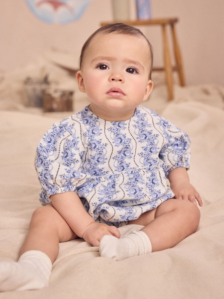 Blue Cath Kidston Baby Romper