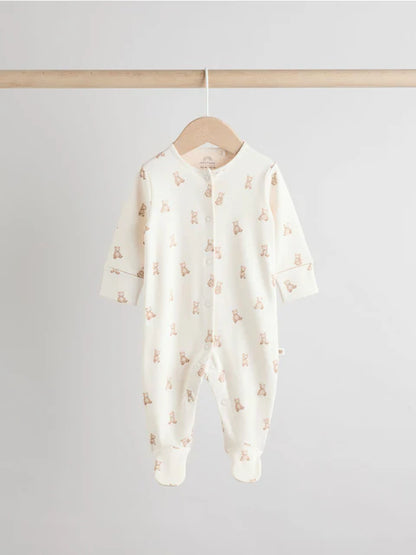 Neutral Baby Sleepsuits 3 Pack (0-2yrs)