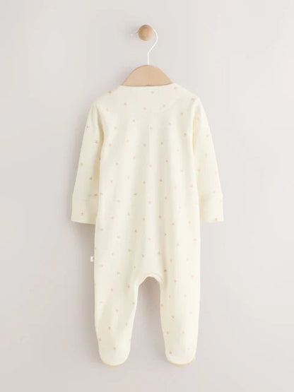 Ecru I Love My Mummy Two Way Zip Baby Sleepsuit (0-18mths)