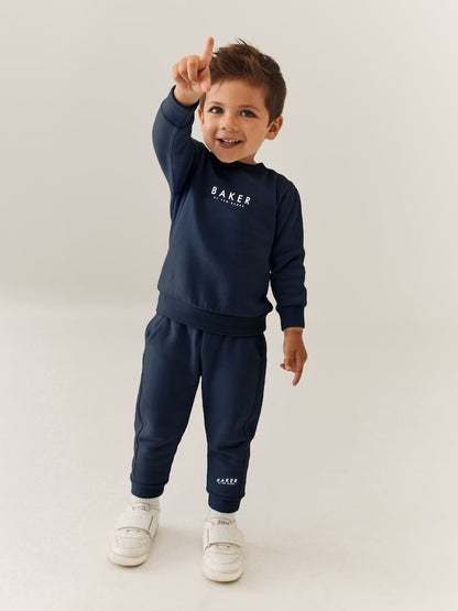 Baker by Ted Baker Navy Sweatshirt and Joggers Set