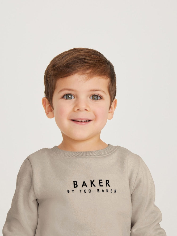 Baker by Ted Baker Stone Sweatshirt and Joggers Set
