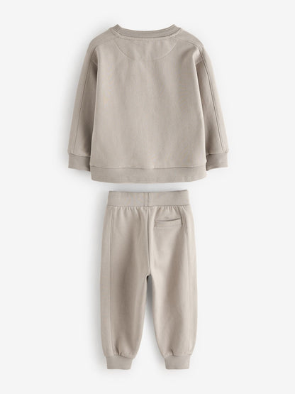 Baker by Ted Baker Stone Sweatshirt and Joggers Set