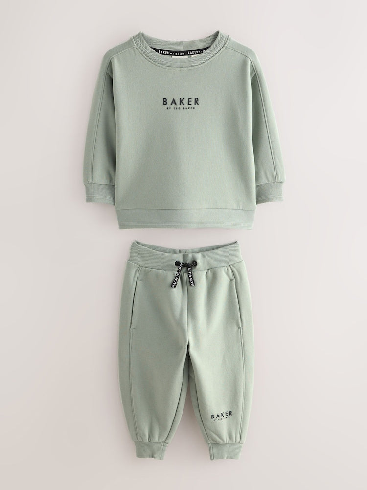 Baker by Ted Baker Green Sweatshirt and Joggers Set