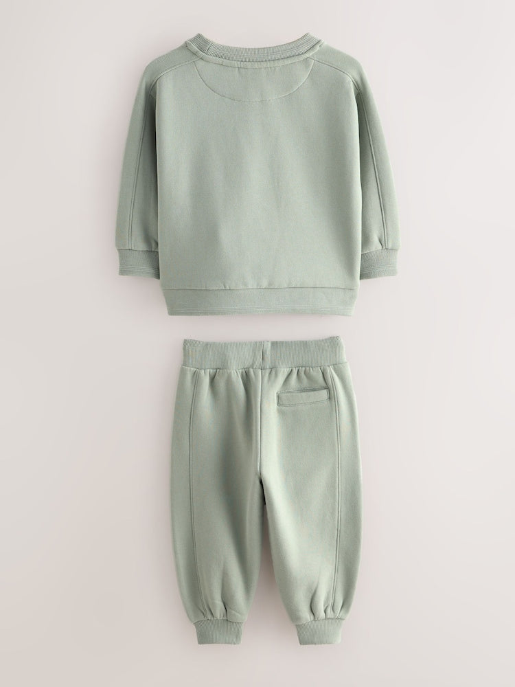 Baker by Ted Baker Green Sweatshirt and Joggers Set