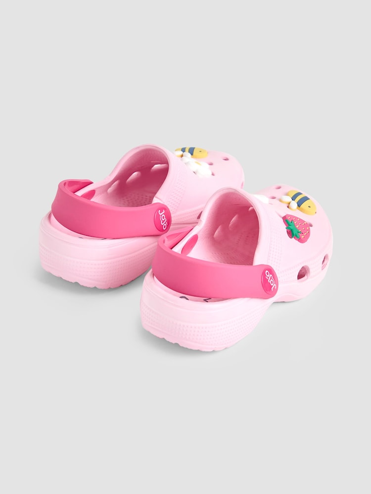 JoJo Maman Bébé Pink Slip On Clog