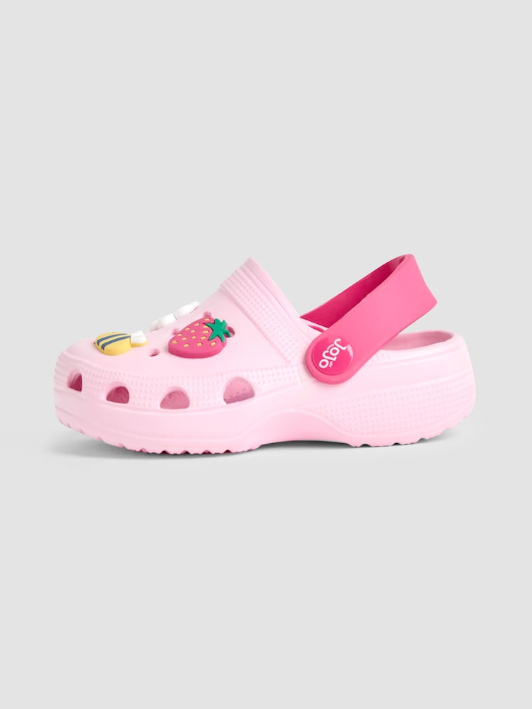 JoJo Maman Bébé Pink Slip On Clog