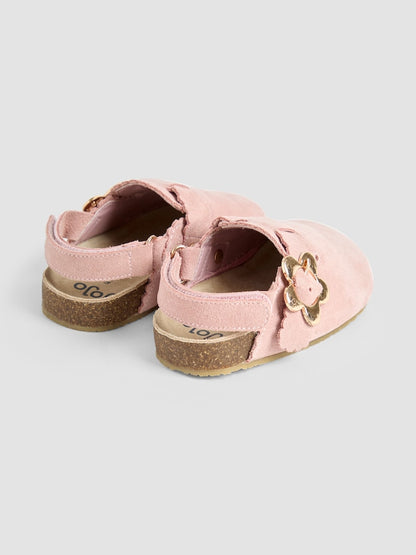 JoJo Maman Bébé Dusky Pink Slip-On Clogs