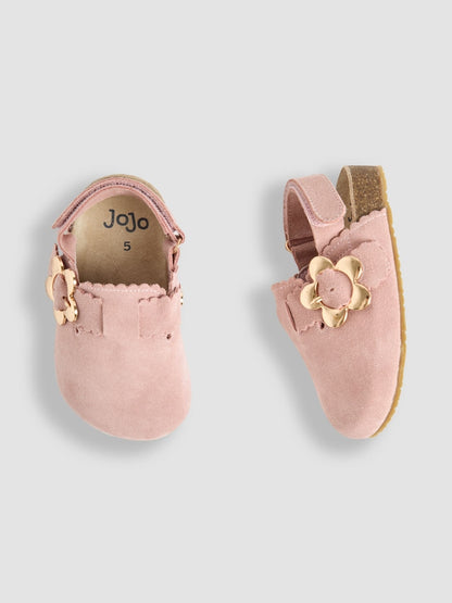 JoJo Maman Bébé Dusky Pink Slip-On Clogs