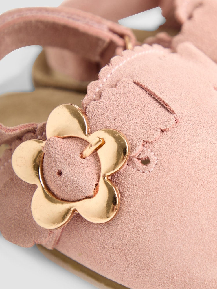 JoJo Maman Bébé Dusky Pink Slip-On Clogs