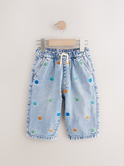 Blue All Over Embroidered