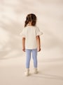 Blue Ballerina Knee Embellished Leggings (3mths-7yrs) - Size 3-6 Months (62-68cm)