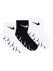 Nike Blue Infant Gripper Socks 3 Pack - Size 1-2 Years (80-92cm)