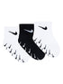 Nike White Infant Gripper Socks 3 Pack - Size 6-12 Months (68-80cm) - White