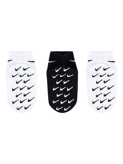 Nike White Infant Gripper Socks 3 Pack - Size 6-12 Months (68-80cm)