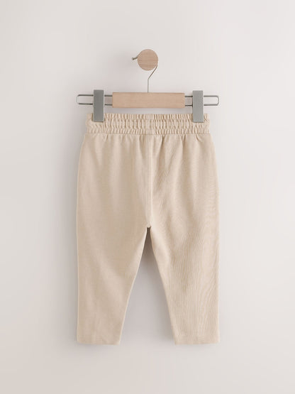 Stone Pintuck 100% Cotton Joggers (3mths-7yrs) - Size 3-6 Months (62-68cm)