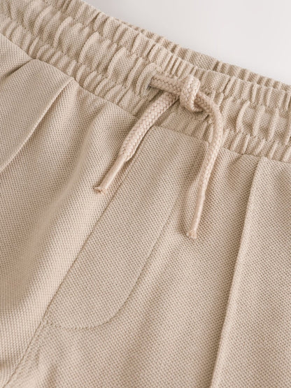 Stone Pintuck 100% Cotton Joggers (3mths-7yrs) - Size 3-6 Months (62-68cm)