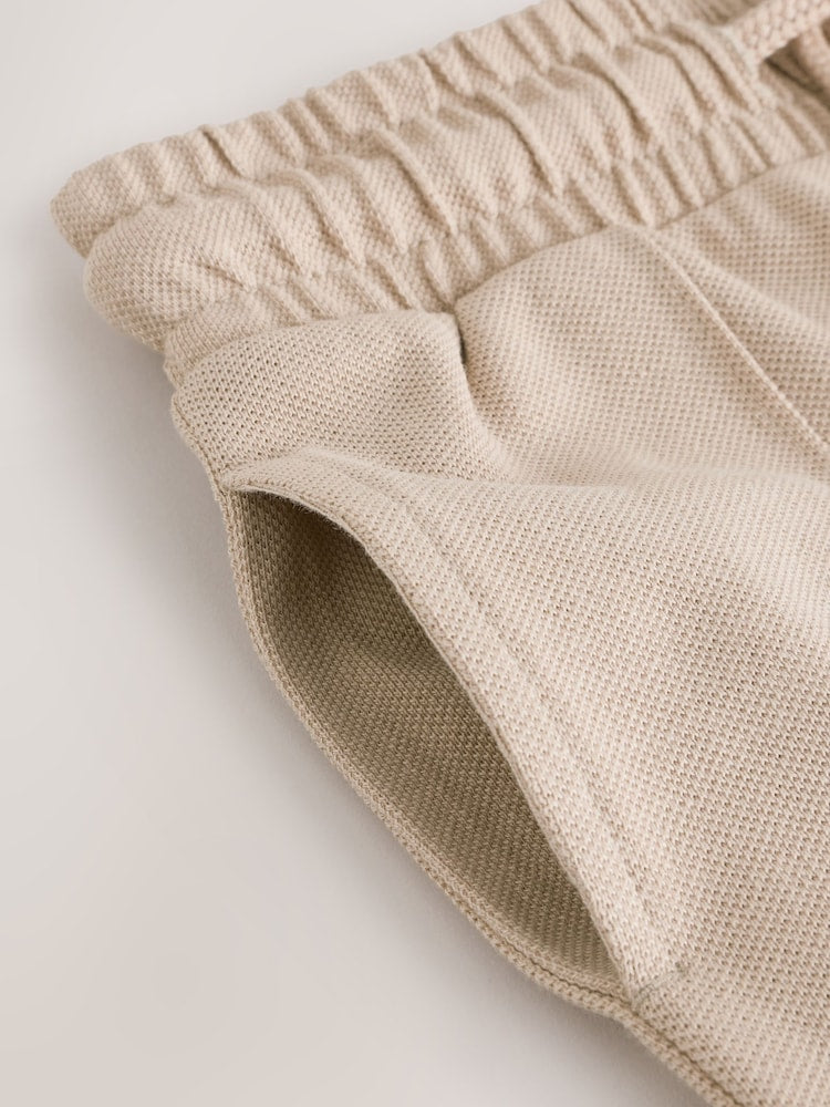 Stone Pintuck 100% Cotton Joggers (3mths-7yrs) - Size 3-6 Months (62-68cm)