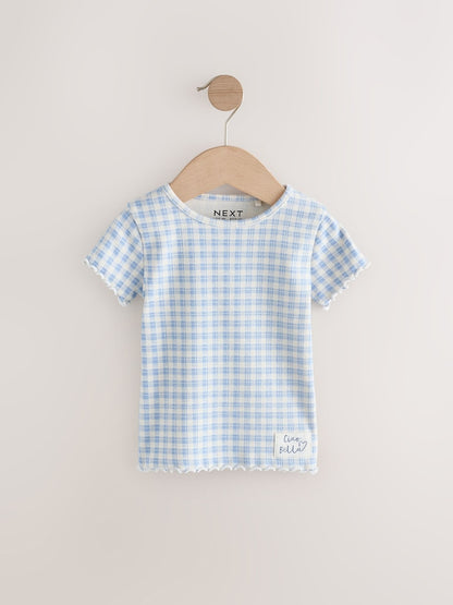 Blue Short Sleeve T-Shirts 5 Pack (3mths-7yrs)
