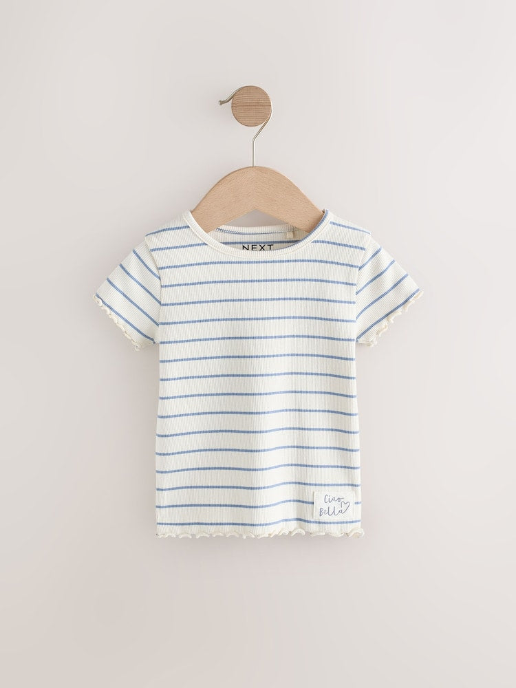 Blue Short Sleeve T-Shirts 5 Pack (3mths-7yrs)