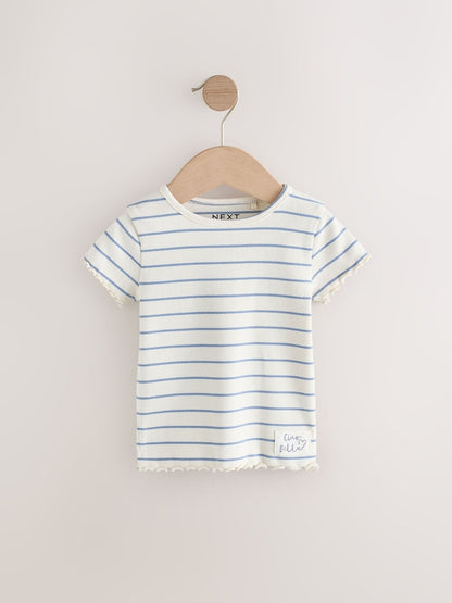 Blue Short Sleeve T-Shirts 5 Pack (3mths-7yrs)