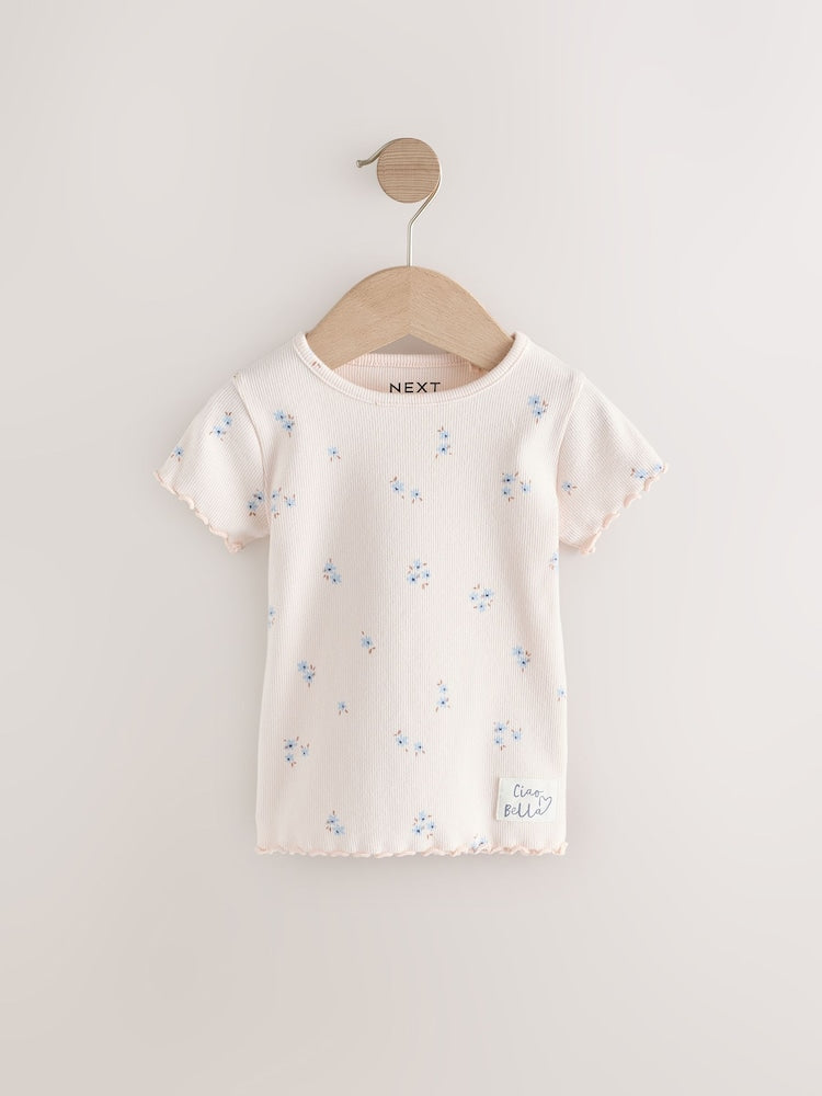 Blue Short Sleeve T-Shirts 5 Pack (3mths-7yrs)