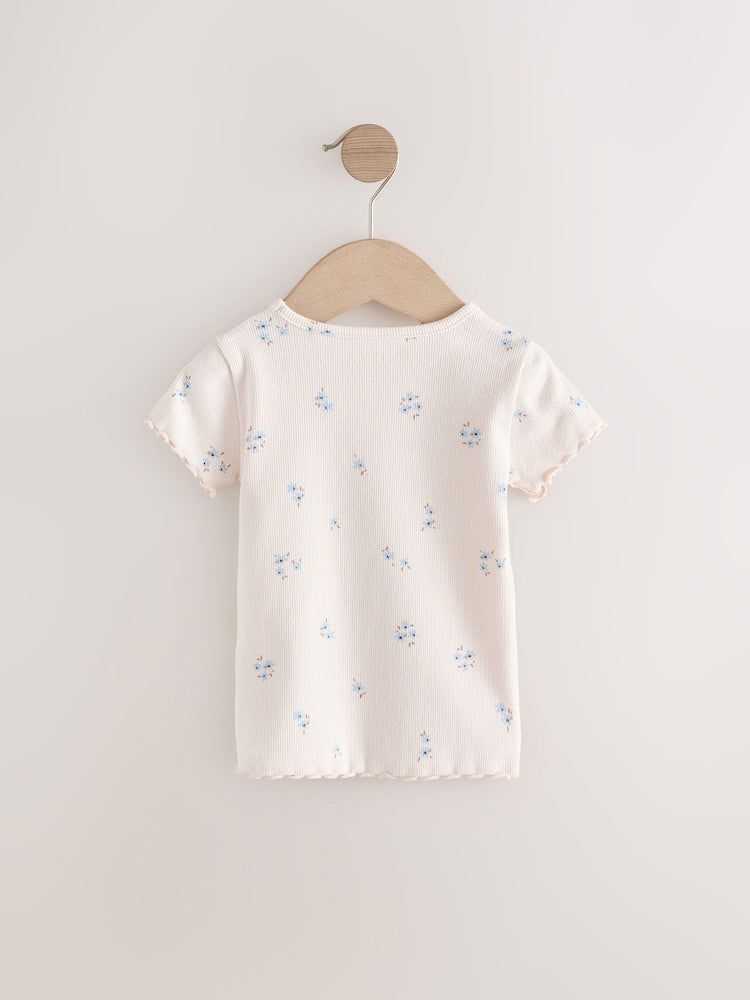 Blue Short Sleeve T-Shirts 5 Pack (3mths-7yrs)
