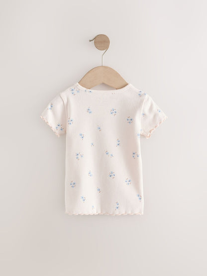 Blue Short Sleeve T-Shirts 5 Pack (3mths-7yrs)