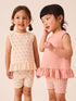 Neutral Ditsy Vest and Shorts Set 2 Pack (3mths-7yrs)