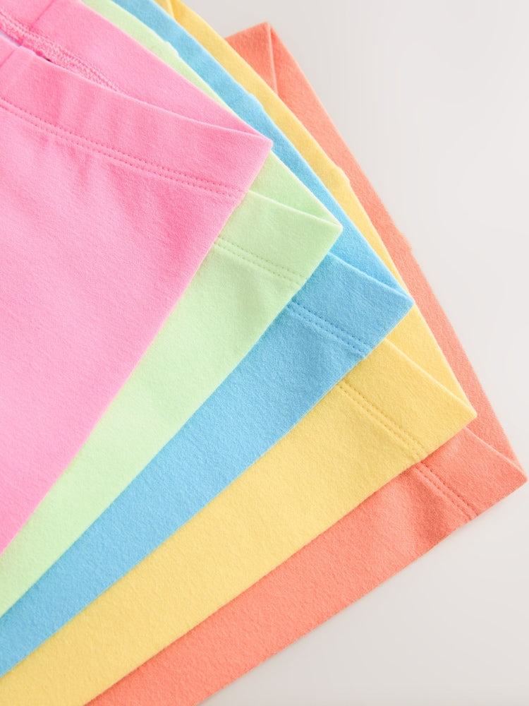 Multi Leggings 5 Pack (3mths-7yrs) - Size 3-6 Months (62-68cm)