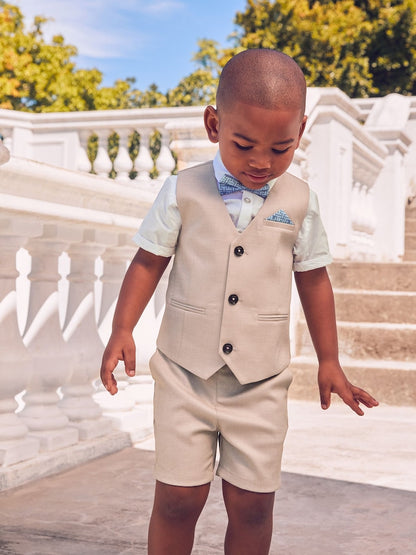 Baker by Ted Baker Shirt Waistcoat and Shorts Set