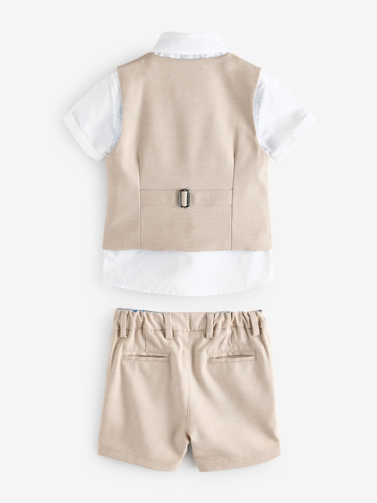 Baker by Ted Baker Shirt Waistcoat and Shorts Set