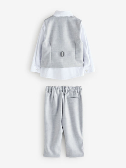 Baker by Ted Baker Waistcoat Shirt And Trousers Set