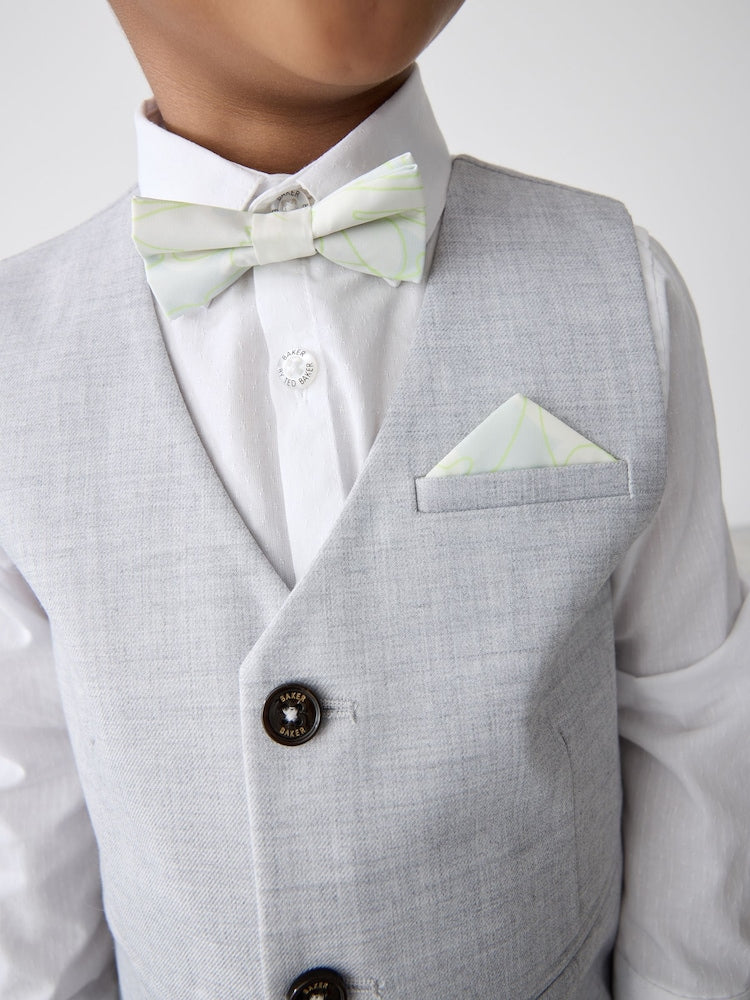 Baker by Ted Baker Waistcoat Shirt And Trousers Set