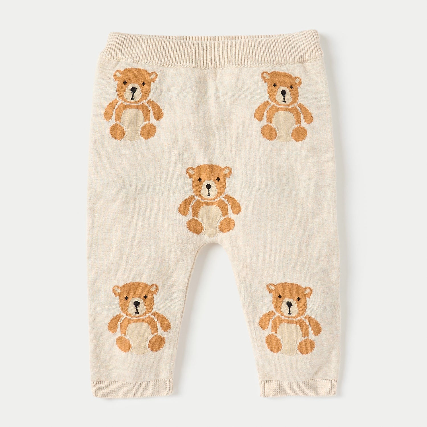 Juniors All-Over Bear Long Sleeves T-shirt and Elasticated Pyjama Set