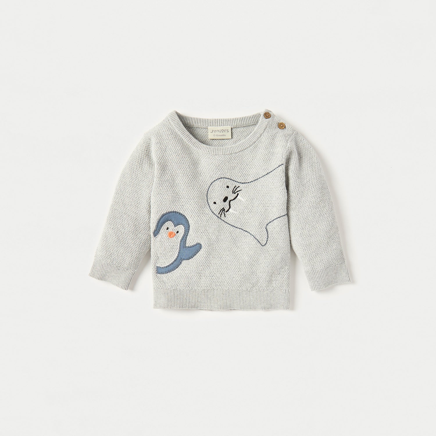 Juniors Applique Detail Long Sleeves T-shirt and Elasticated Pyjama Set