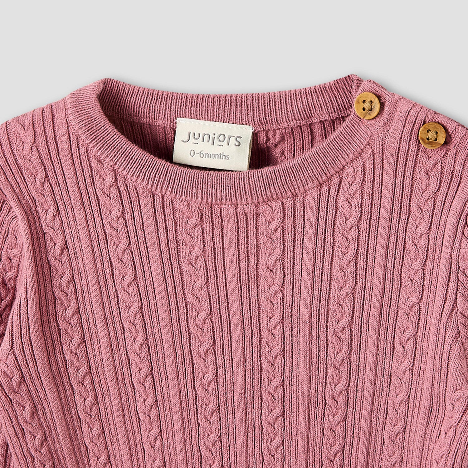Juniors Pyjama Set with Knit Texture - Cotton - Long Sleeves