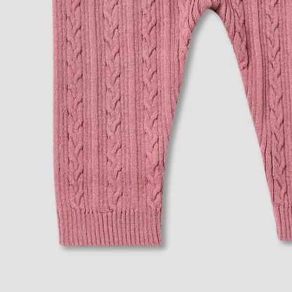 Juniors Pyjama Set with Knit Texture - Cotton - Long Sleeves