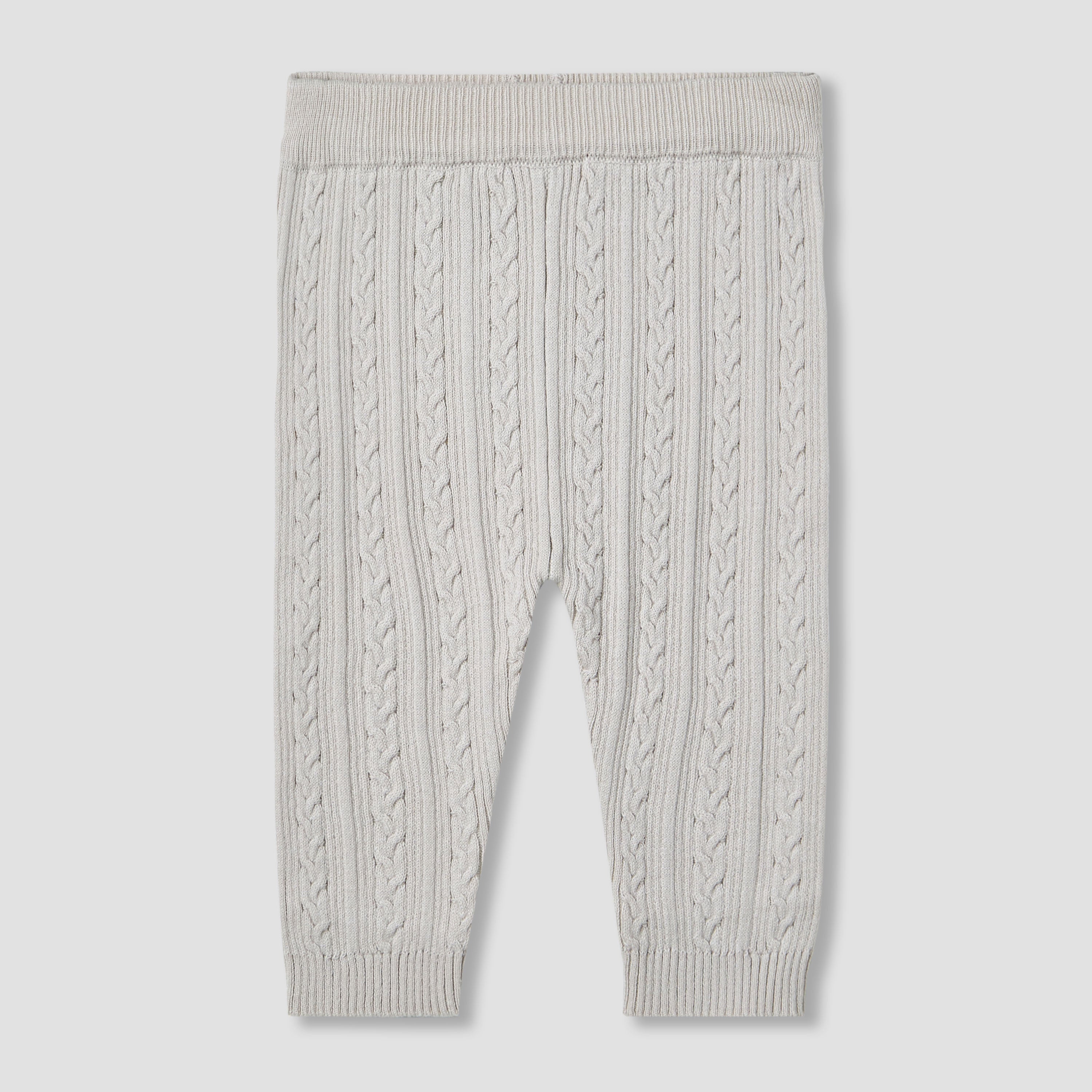 Juniors Cotton Round Neck Long Sleeve Pyjama Set with Knit Texture