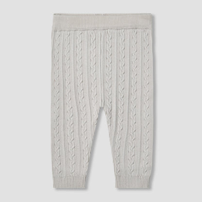 Juniors Cotton Round Neck Long Sleeve Pyjama Set with Knit Texture