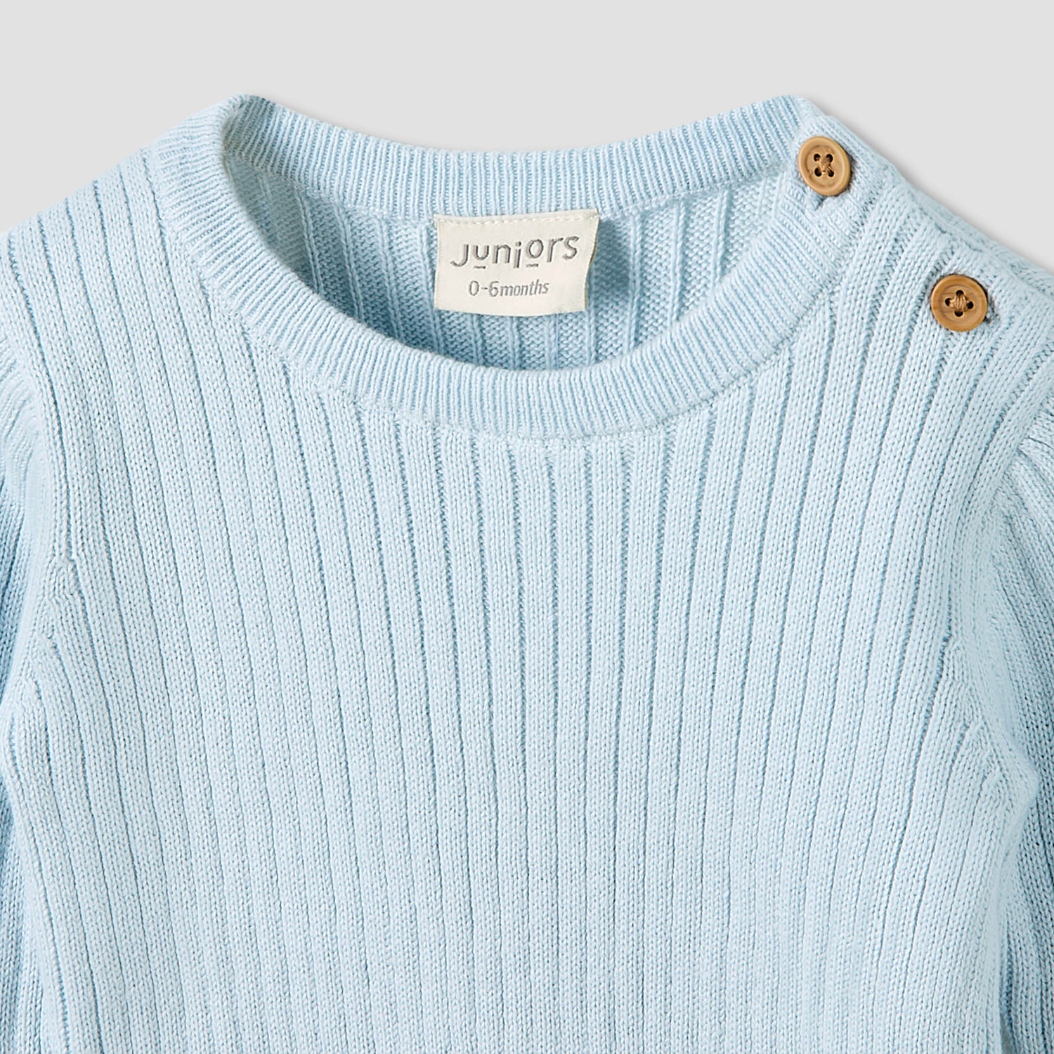 Juniors Pyjama Set with Ribbed Texture - Cotton - Long Sleeves