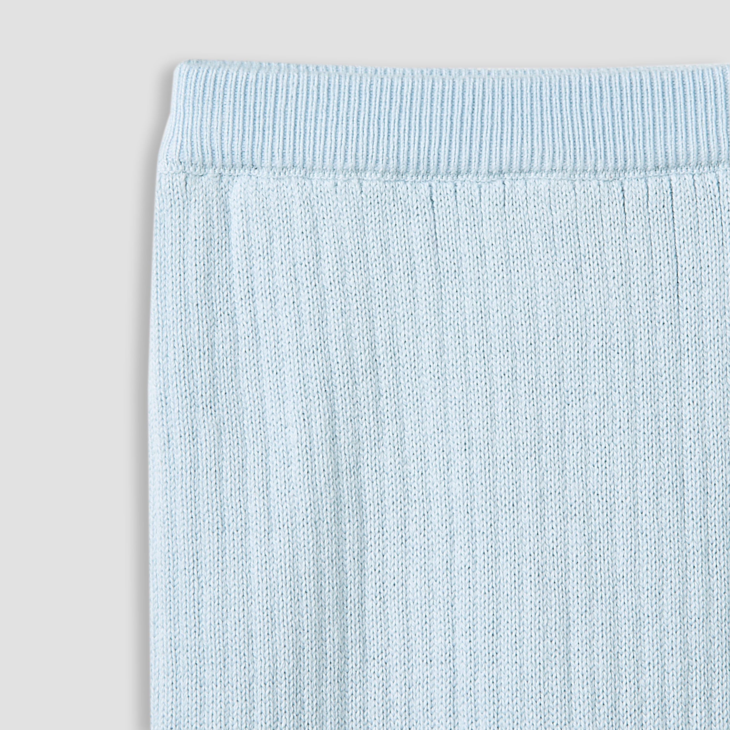 Juniors Pyjama Set with Ribbed Texture - Cotton - Long Sleeves