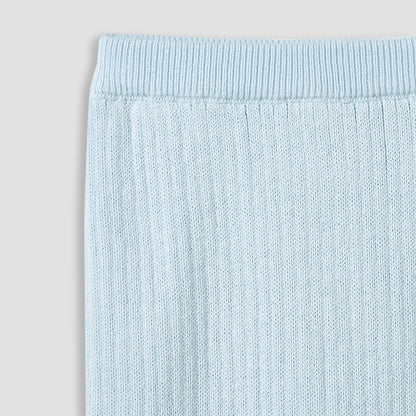 Juniors Pyjama Set with Ribbed Texture - Cotton - Long Sleeves