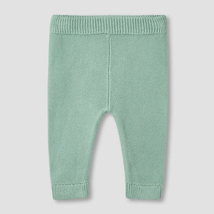 Juniors Cotton Crew Neck Long Sleeves Pyjama Set with Knit Texture