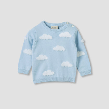 Juniors Pyjama Set with Cloud Knit Texture - Cotton - Long Sleeves